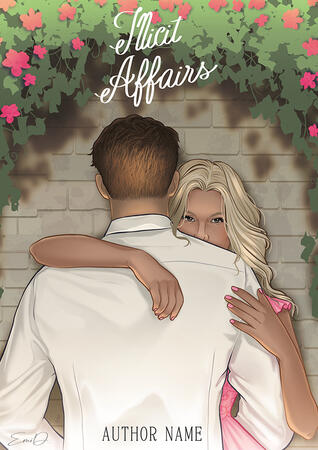 Waist Up Illustration Example (Personal Project inspired by Illicit Affairs by T. Swift)